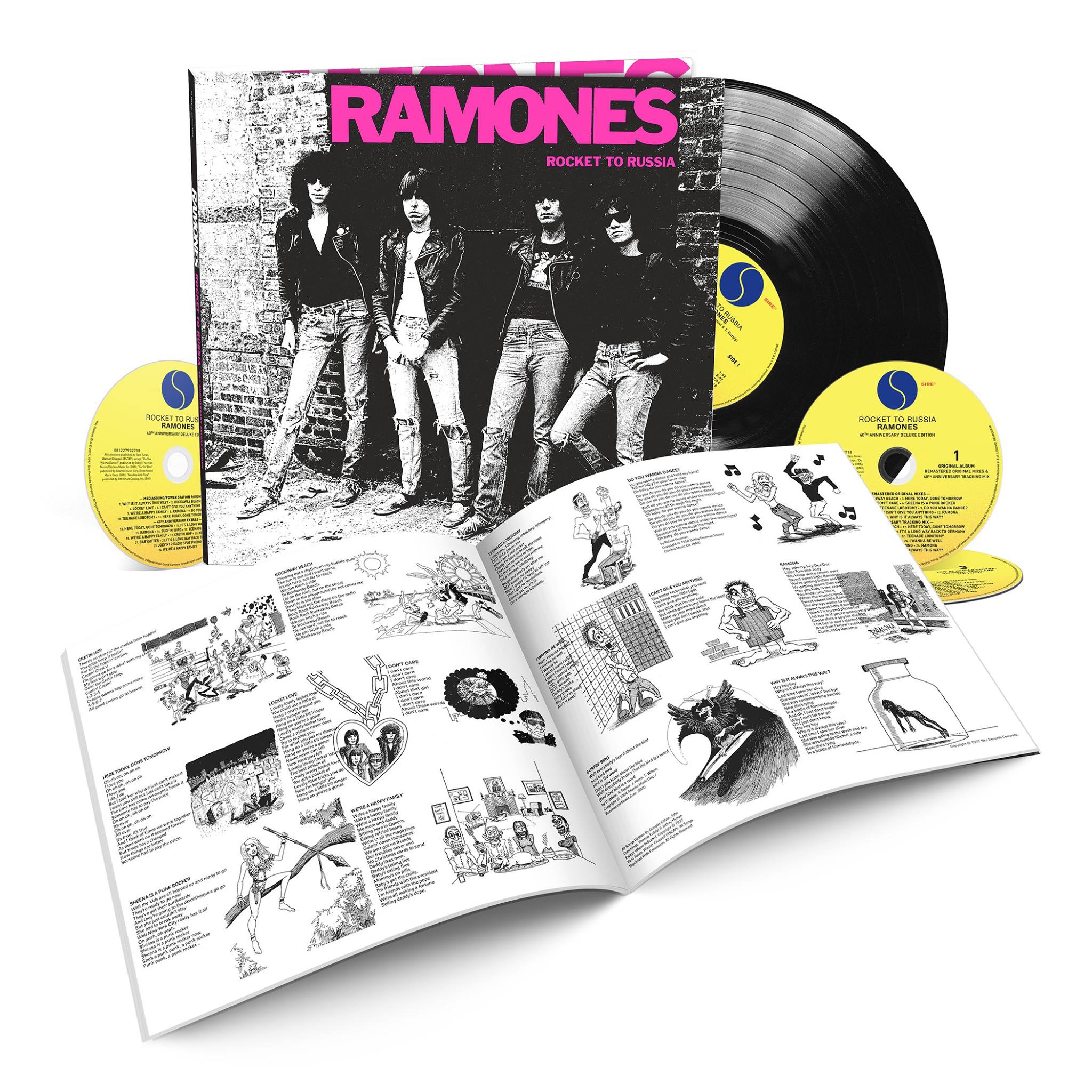 Ramones Rocket To Russia 40th Anniversary Deluxe Edition Rhino Media